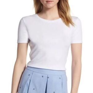1901 White Short Sleeve T Shirt SzLG